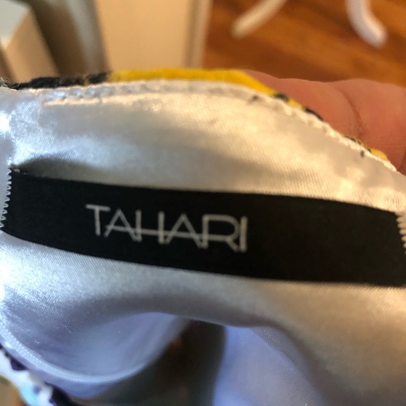 TAHARI Watercolor pencil Skirt. Lined beautiful color way - Picture 3 of 9